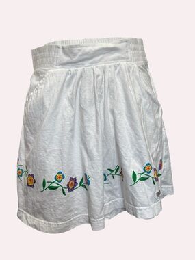 Ellesse White Floral Circle Skirt #308